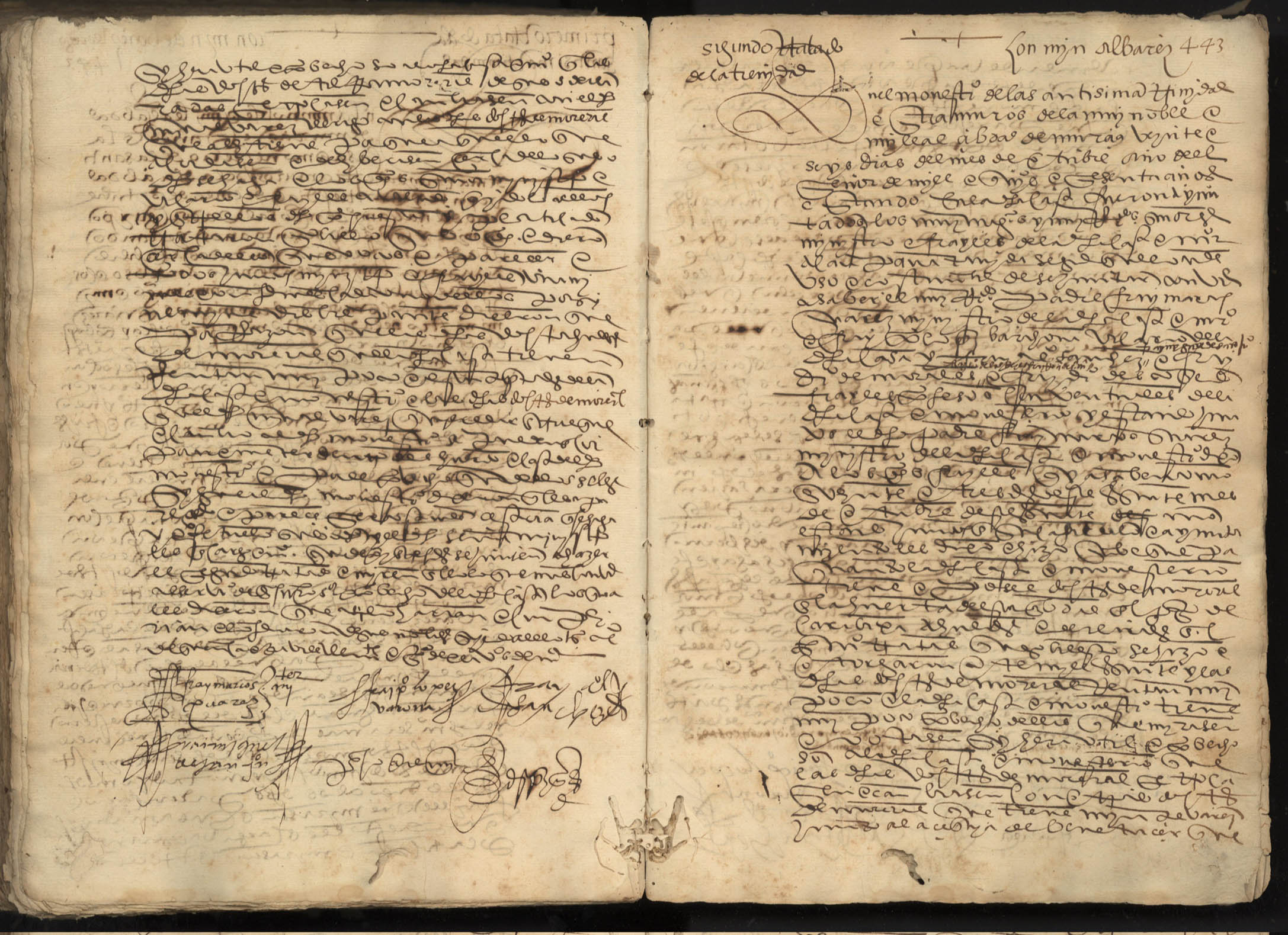 Registro de Diego Pérez, Murcia de 1560.